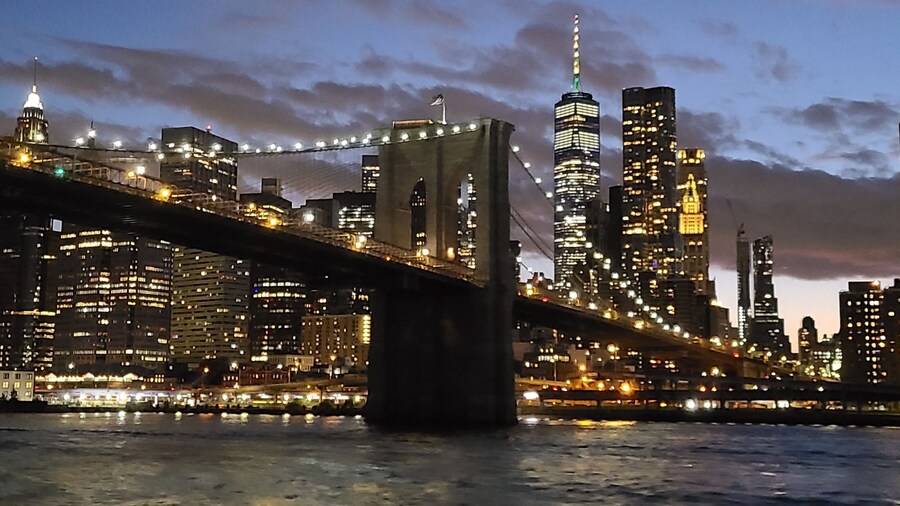 90-minute Manhattan Skyline and Statue Night Cruise