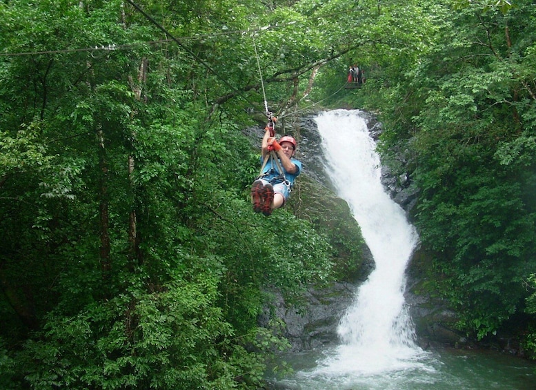 Picture 7 for Activity Miramar: Amazing 11 Waterfall Canopy Zipline Tour