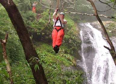 Miramar: Erstaunliche 11 Wasserfall Canopy Zipline Tour