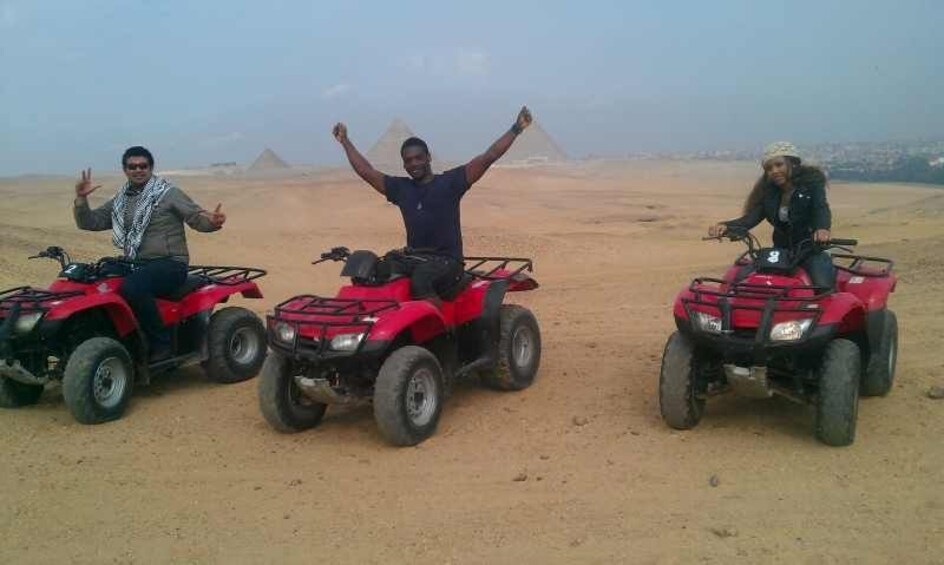 Picture 3 for Activity Pyramids of Giza: 1-Hour Quad Bike Desert Safari