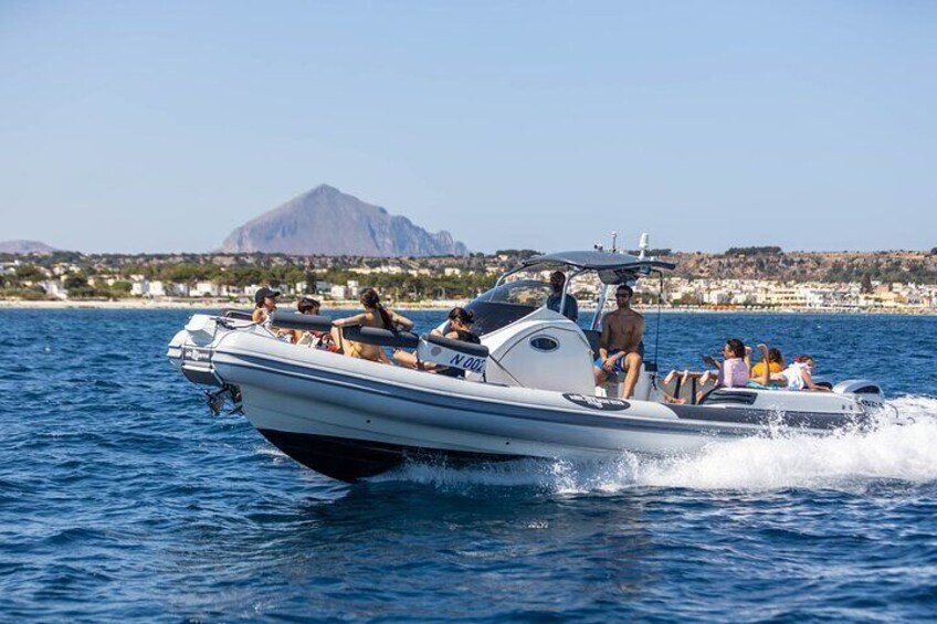 Half day by boat from San Vito to Riserva Zingaro Scopello