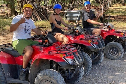 Off Road en Cozumel con Cuatrimotos, Ruinas El Cedral y Cenote