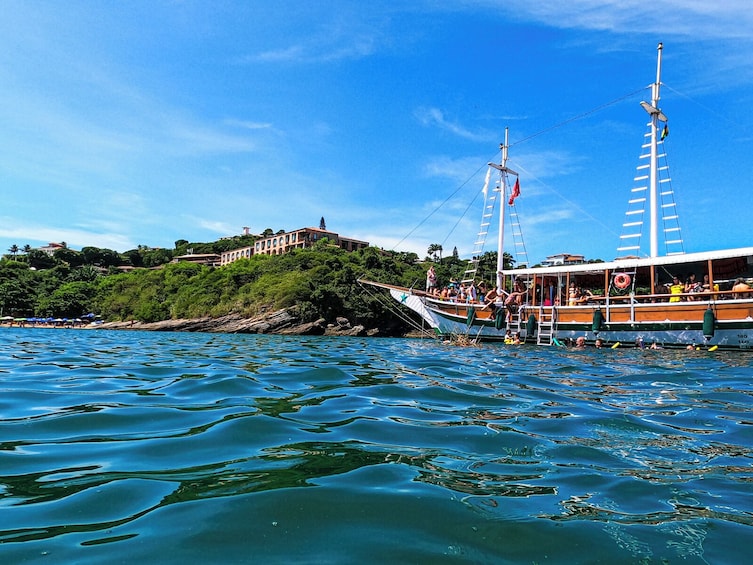 Half-Day Schooner Sightseeing Trip in Buzios Peninsula Beaches