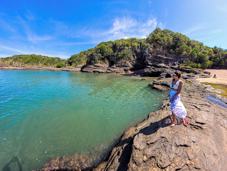 Búzios Full day: Boat and Trolley Tour with Lunch