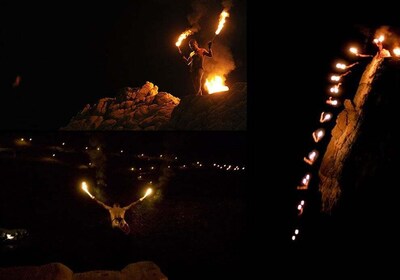 *Acapulco High Cliff Divers mit 2 Getränken bei Nacht