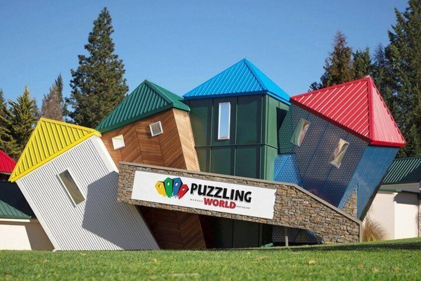 The famous Tumbling Towers of Puzzling World, Wanaka