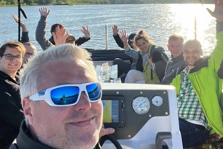 Private Cruise on Vistula in Warsaw for 9 with our Helmsman