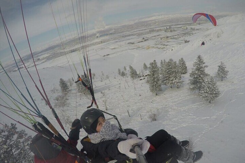 Private Tandem Paragliding Experience at Bayanzurkh Mountain