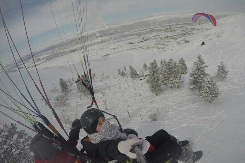  Private Tandem Paragliding Experience at Bayanzurkh Mountain