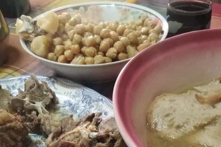Comfort food - Pork, vegetables & peas traditional stew