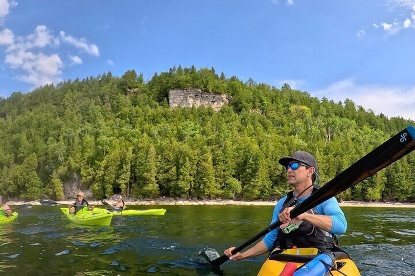 Bluff Kayaking Adventure in Door County Wisconsin