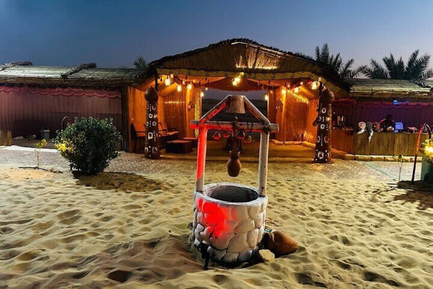 Abu Dhabi: Evening Desert Safari with Camel Ride, BBQ & Live Show