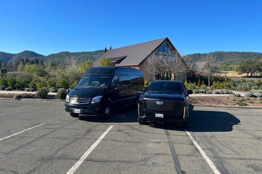 The Finest and Newest SUV Wine Tour in Napa 