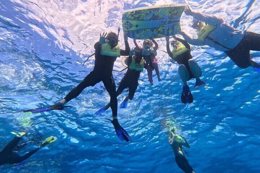 Crew support for unskilled swimmers