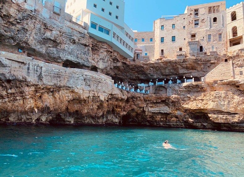 Picture 9 for Activity Polignano a Mare: Boat Cave Tour with Aperitif