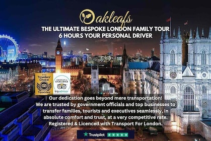 Ultimate Personalised London Tour - 6 Hours Your Personal Driver