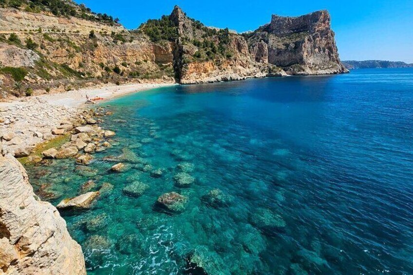 Kayak route from Moraira to Poble Nou de Benitachell