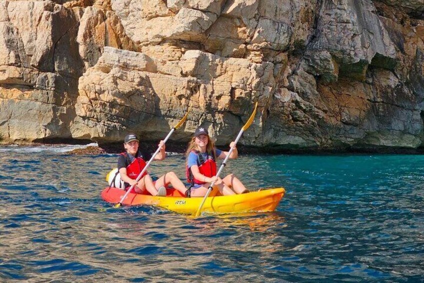 Kayak route from Moraira to Poble Nou de Benitachell