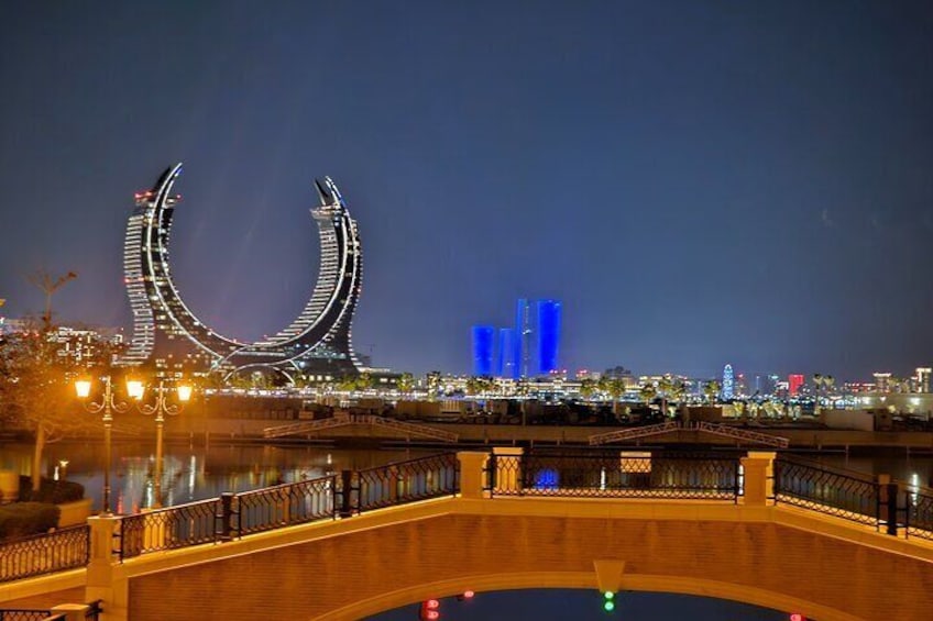 Doha All Inclusive Night City Tour with Traditional Dhow Boat