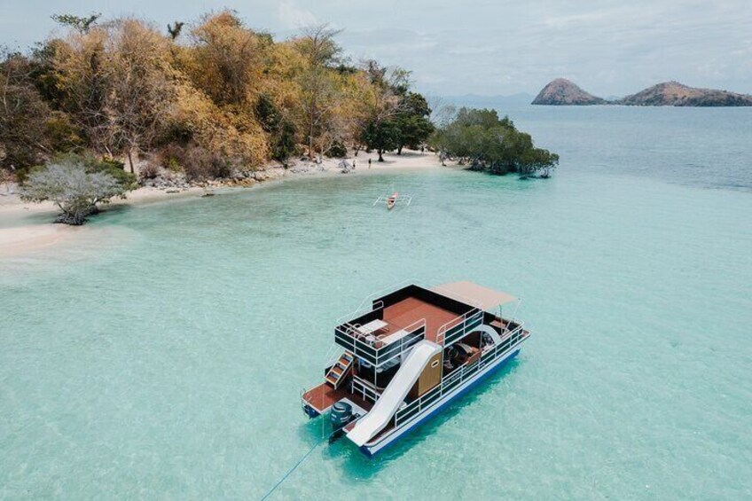 Coron Island Hopping via Private Double Decker Party Boat