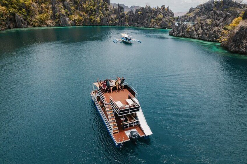 Coron Island Hopping via Private Double Decker Party Boat