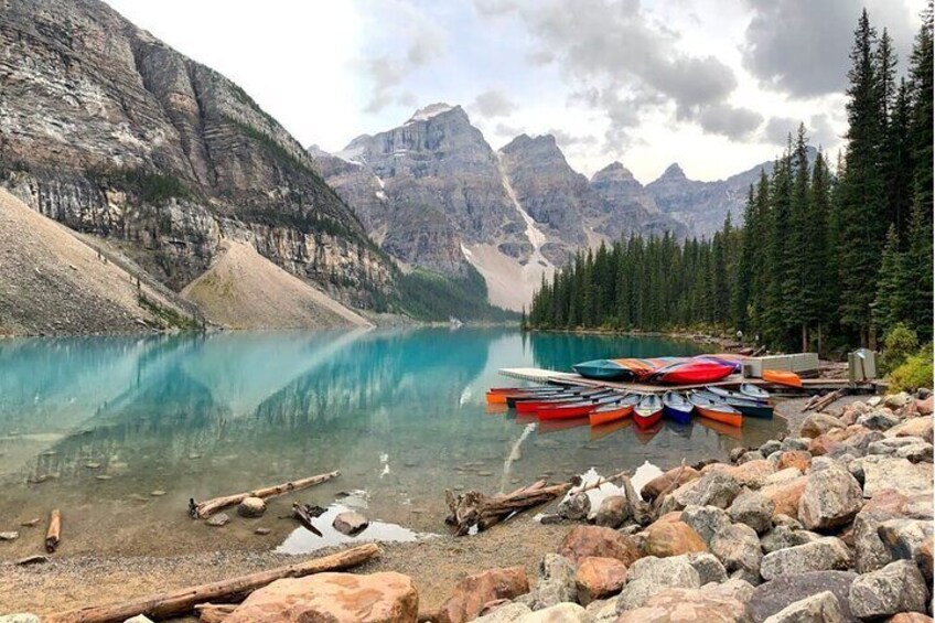 Lake Louise & Moraine, Johnston Canyon from Calgary/Canmore/Banff