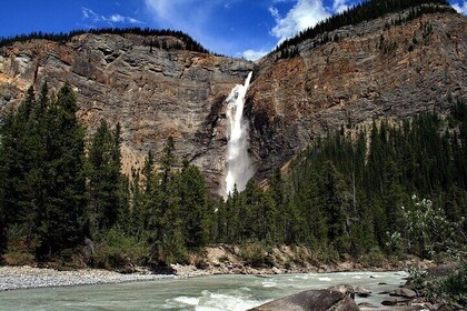 Takakkaw Falls Marble Canyon Yoho NP from Calgary Canmore Banff