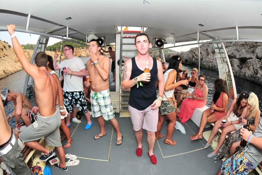 Picture 4 for Activity Ibiza: 2.5-Hour Private Sunset Boat Cruise for Large Groups