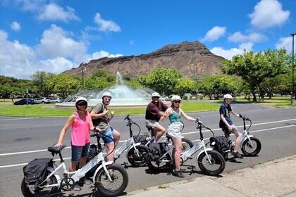 Electric Bike Ride & Diamond Head Hike Tour