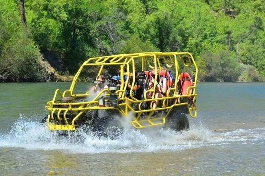 Antalya Monster Combo Tour With Monster Jeep, Rafting, & Zipline