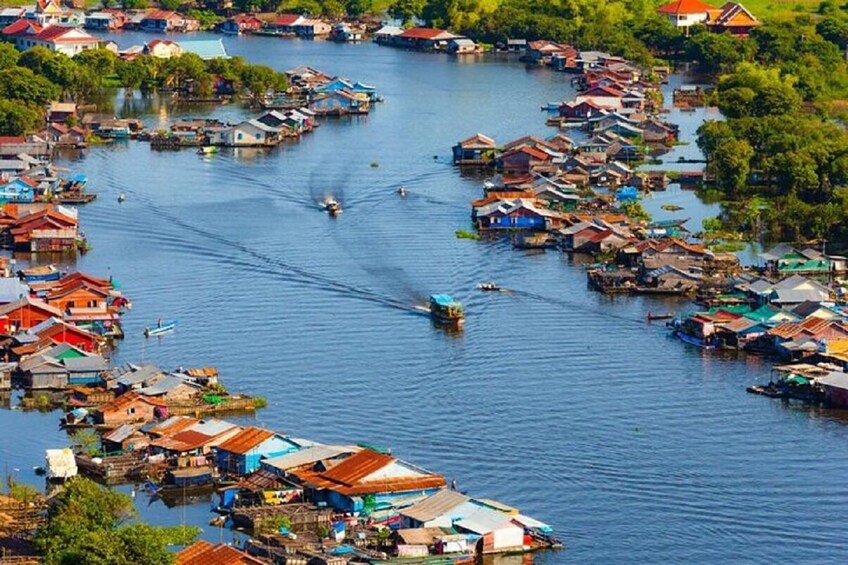 Cambodia: Half-day tour at Tonle Sap with Free local Foot Reflexology
