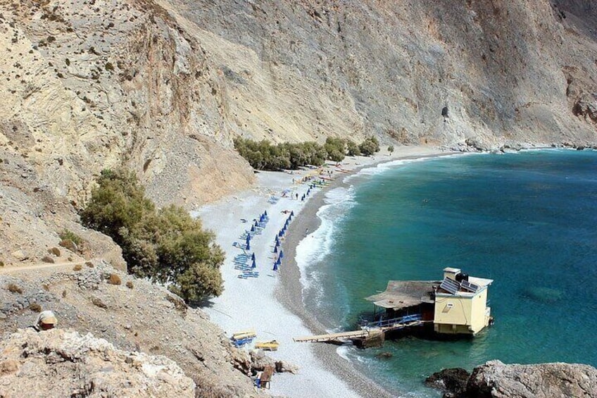 Loutro and Sweet Water Beach from Sfakia