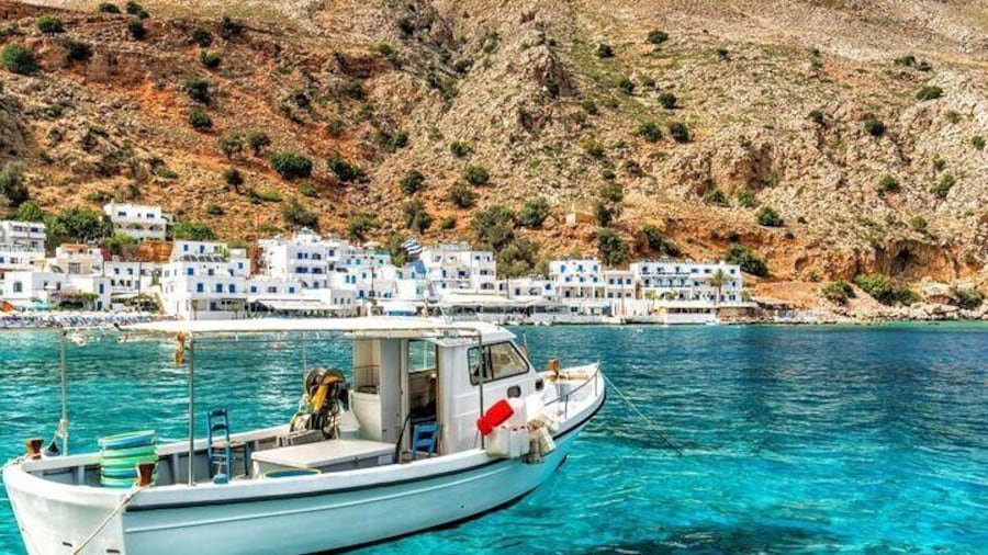 Loutro and Sweet Water Beach from Sfakia