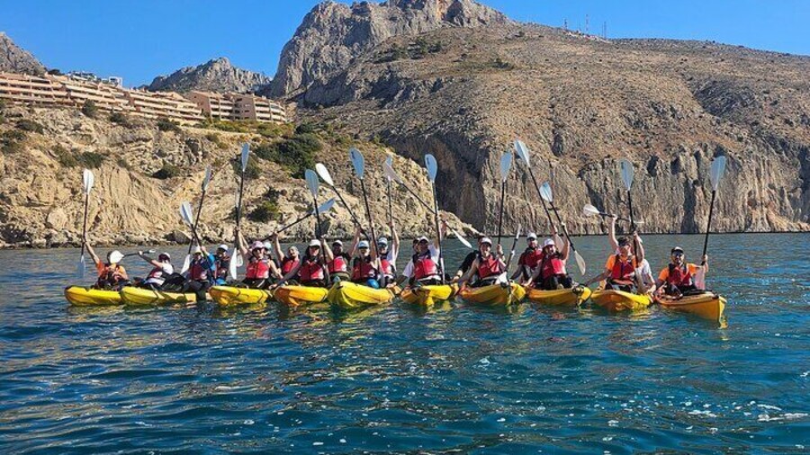 Kayak through Morro de Toix and Cueva dels Coloms
