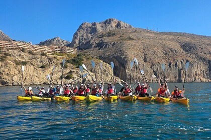 Kayak through Morro de Toix and Cueva dels Coloms