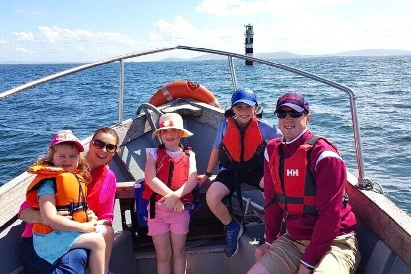 Galway Bay boat cruise with local skipper. Galway city. 1 hour.