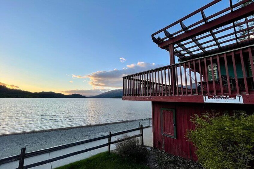 Beautiful Whitefish Lake at City Beach