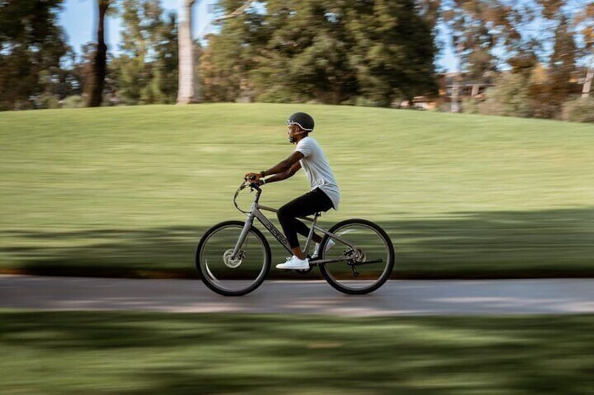 Paved trails and side roads