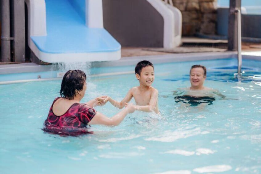 Geothermal and Freshwater Combo Family Pools in New Zealand