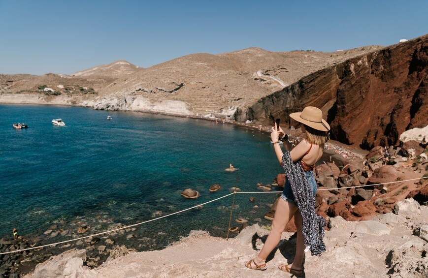 Picture 3 for Activity Archaeological Bus Tour To Akrotiri Excavations & Red Beach