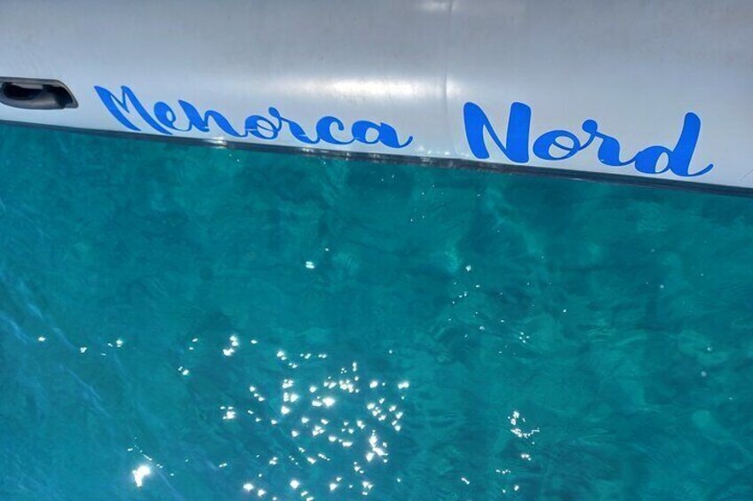 Speedboat excursion through the coves of northern Menorca