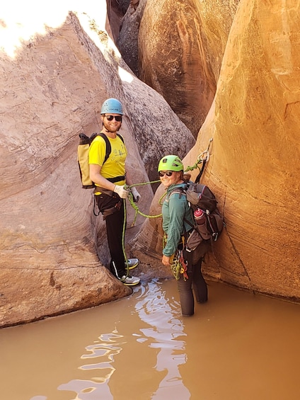 Picture 4 for Activity From Moab: Half-Day Canyoneering Adventure in Entrajo Canyon