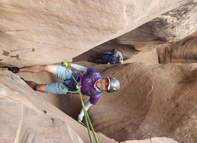 Picture 3 for Activity From Moab: Half-Day Canyoneering Adventure in Entrajo Canyon