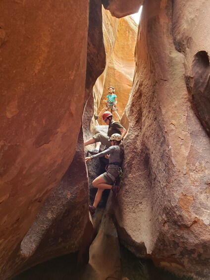 Picture 5 for Activity From Moab: Half-Day Canyoneering Adventure in Entrajo Canyon