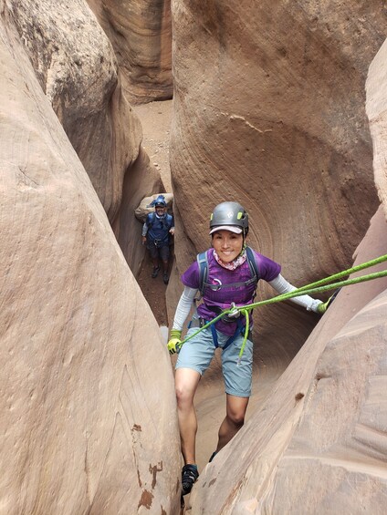 Picture 3 for Activity From Moab: Half-Day Canyoneering Adventure in Entrajo Canyon