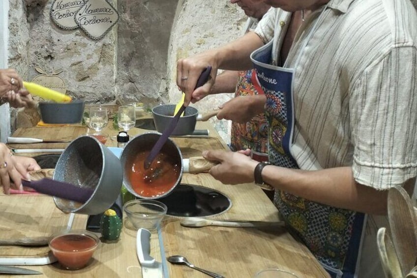 Sicilian Cooking Class : Spring Time Menu