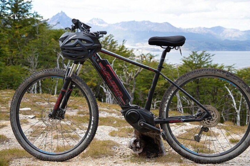 Electric Bicycle Experience at the Beagle Channel Viewpoint