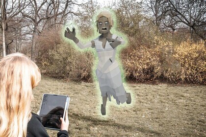 Private AR-Ghost Hunt across the old cemetery "Friedenspark"