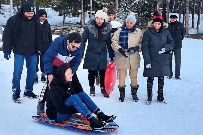 Best of Banff in Winter & Wildlife & Crazy Carpet Sled