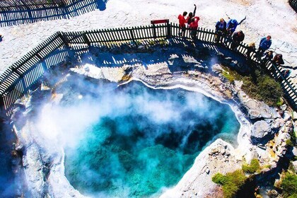 Ex Auckland : Pueblo maorí de Rotorua con Haka y aguas termales